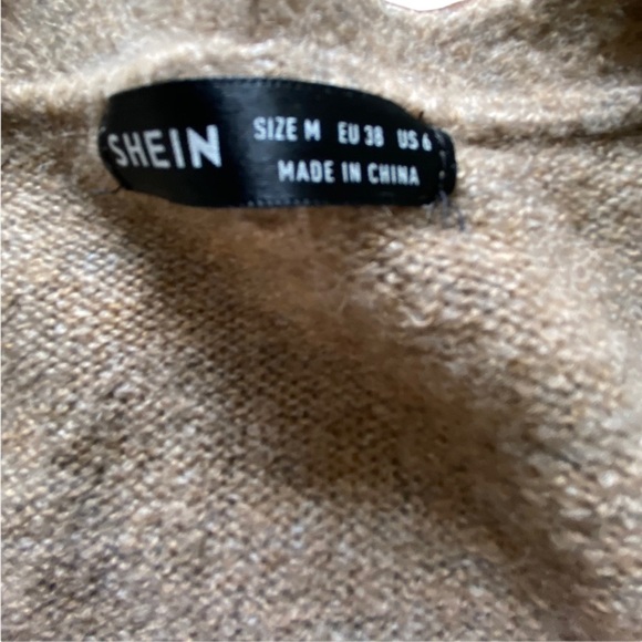 {SHEIN} Drop Shoulder Color Block Cardigan - Picture 4 of 7